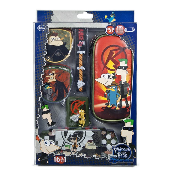 Fundas Y Almacenamiento Indeca Pack Accesorios Phineas & Ferb ( PSP - ) Fundas Y Almacenamiento Indeca Pack Accesorios Phineas & Ferb ( PSP - )
